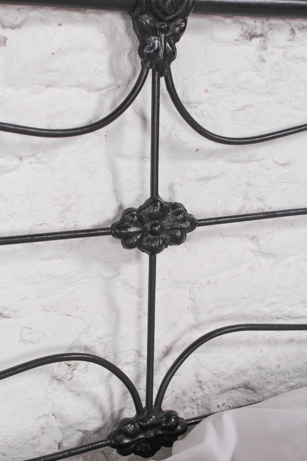 Pleasingly simple Irish all iron king size bed View VI