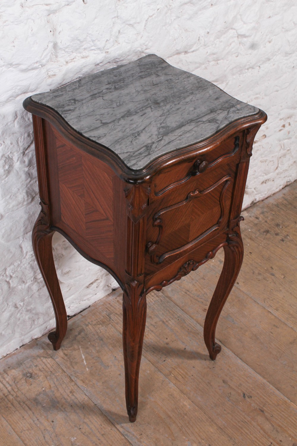 Louis XV style walnut bedside View II