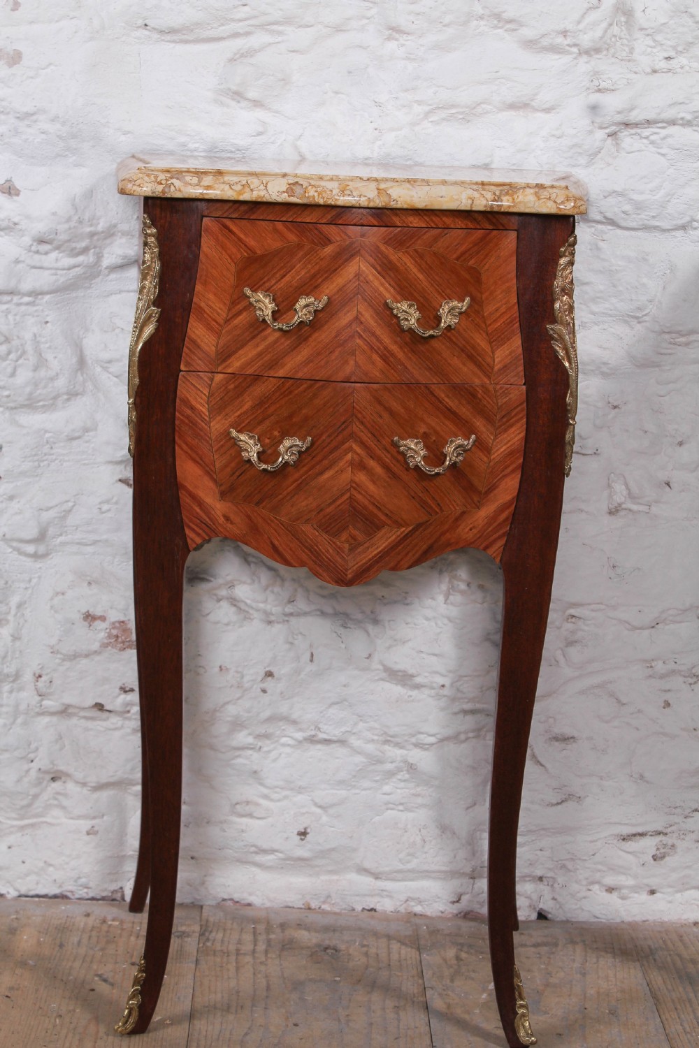 Very nice pair of bow French bedsides View V