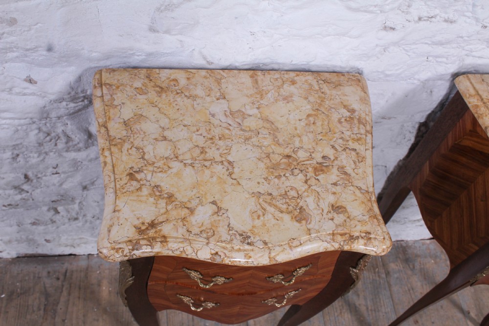 Very nice pair of bow French bedsides View VI