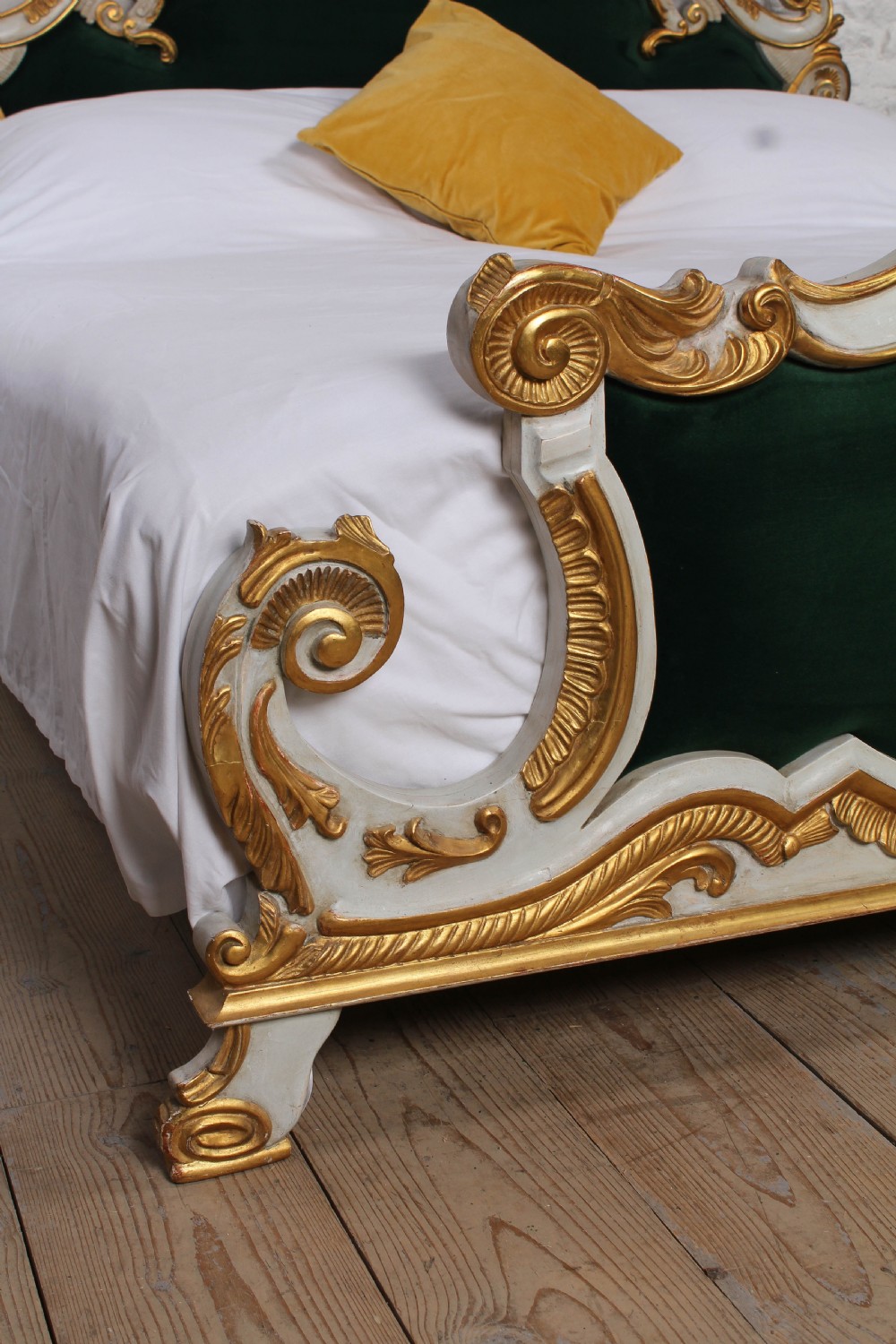 Spectacular Italian Rococco style super king size bed View IV