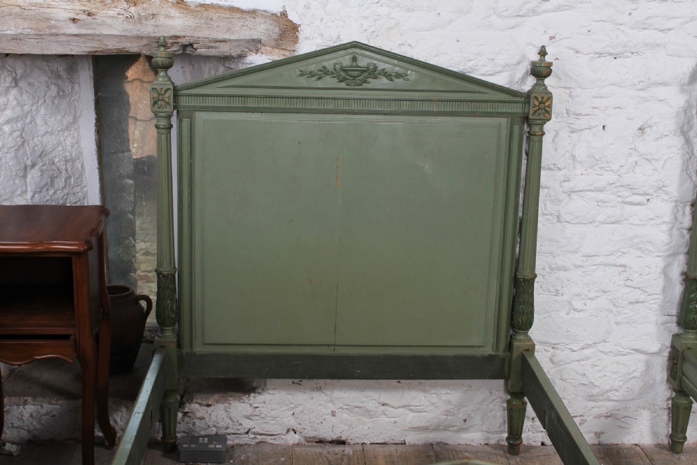 Lovely pair of  French Empire style large single beds View V