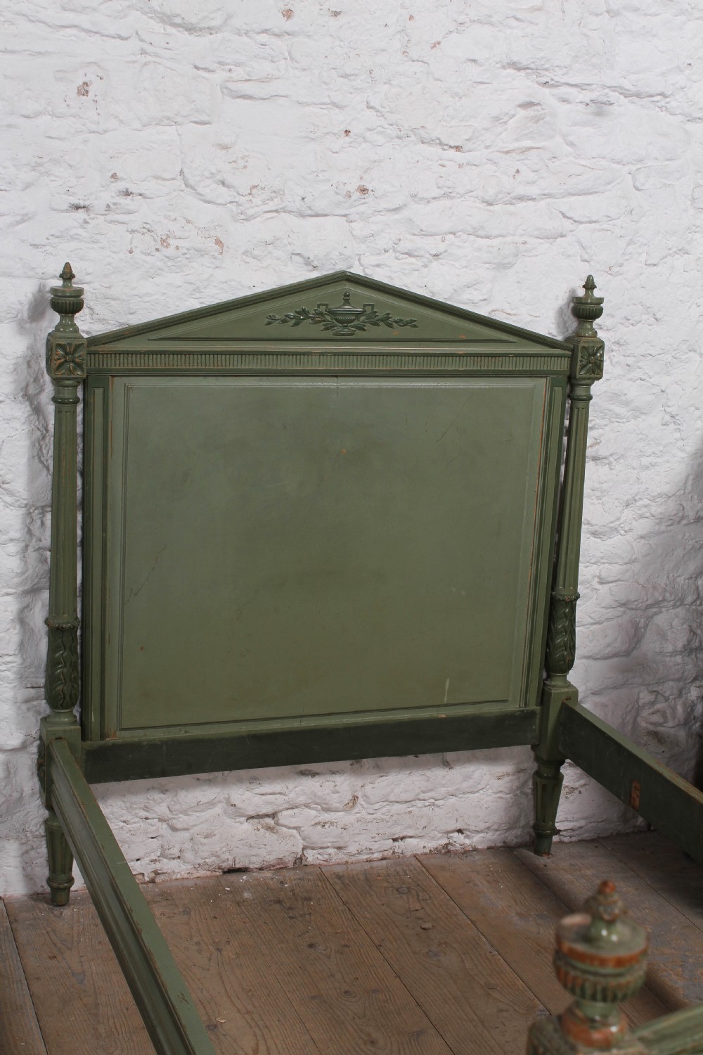 Lovely pair of  French Empire style large single beds View VI