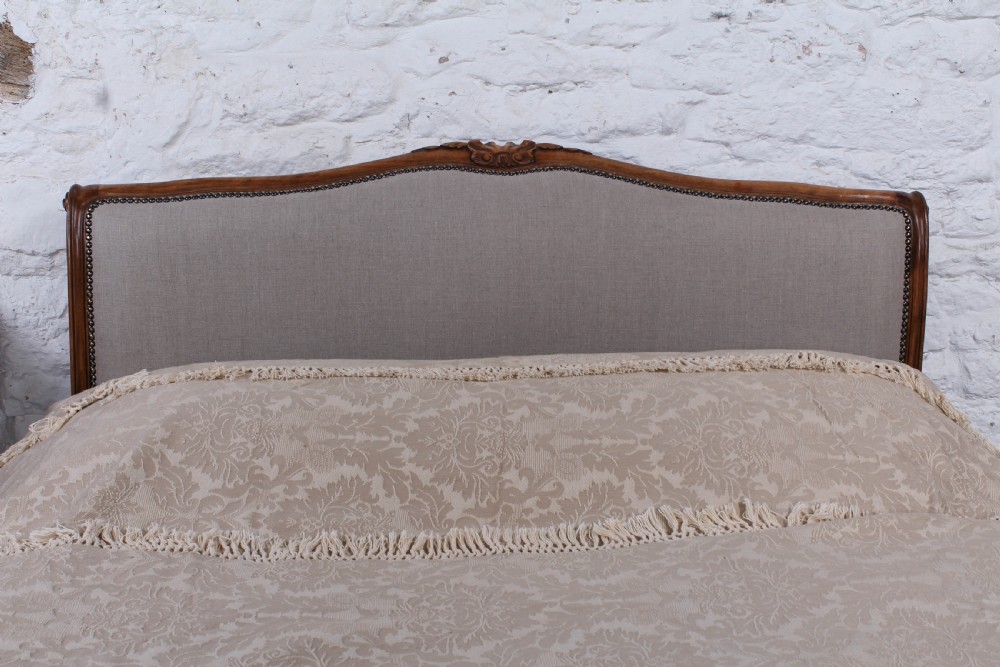 Newly upholstered King size French lit bateau style  View III