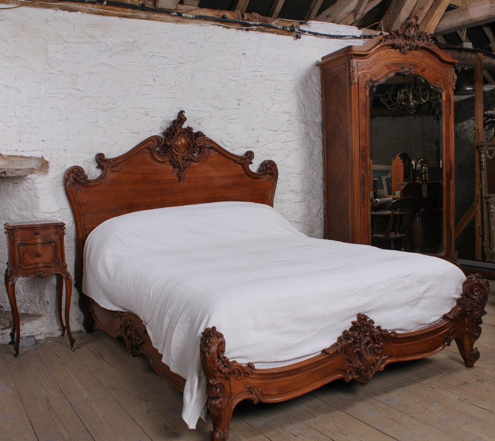 Spectacular Louis XV style king size bedroom suite by Mercier