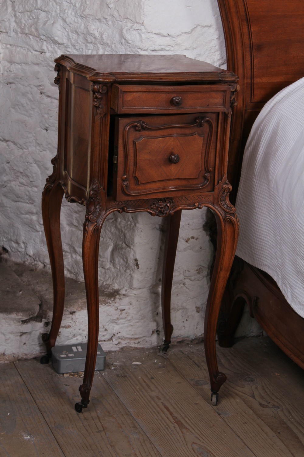 Spectacular Louis XV style king size bedroom suite by Mercier View XIV