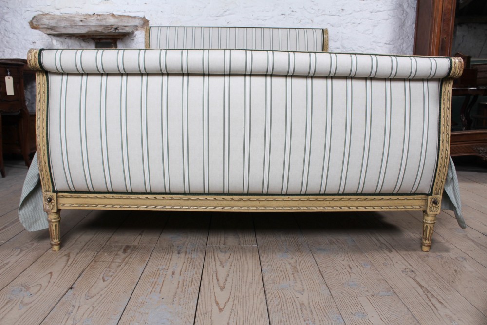 Newly upholstered French king size bed View III