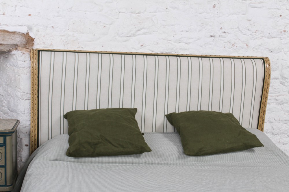 Newly upholstered French king size bed View IV
