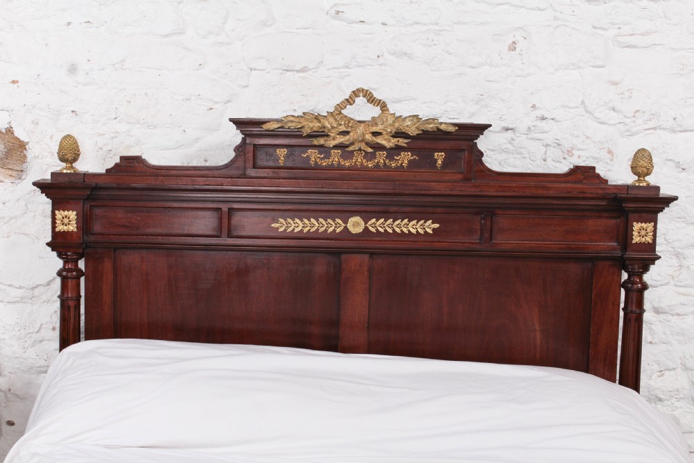 Handsome French Empire style  and ormolu bed View VII