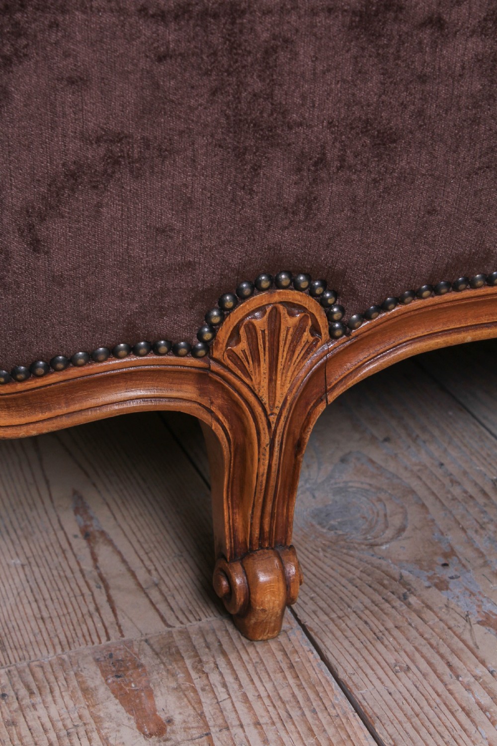 Louis XVI style super king size upholstered bed View V