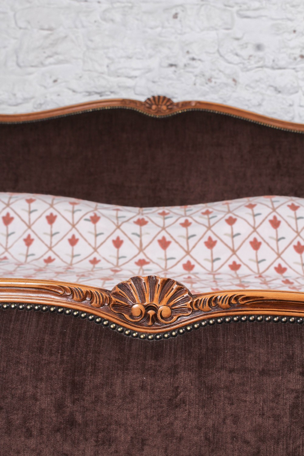 Louis XVI style super king size upholstered bed View VIII