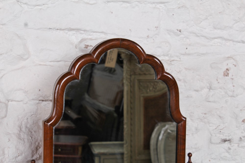 Mahogany cheval mirror View II