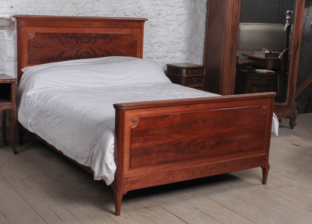 Empire style  flame mahogany king size bed  View II