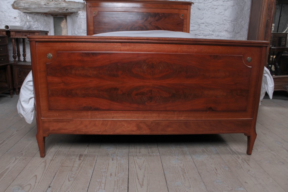 Empire style  flame mahogany king size bed  View V
