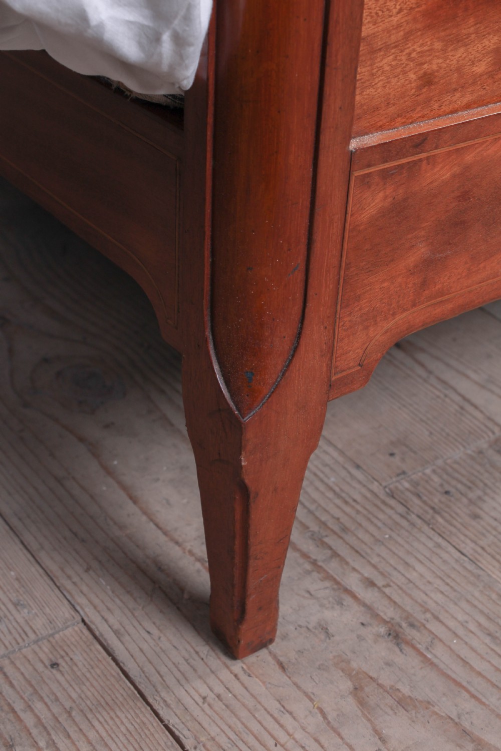 Empire style  flame mahogany king size bed  View VIII