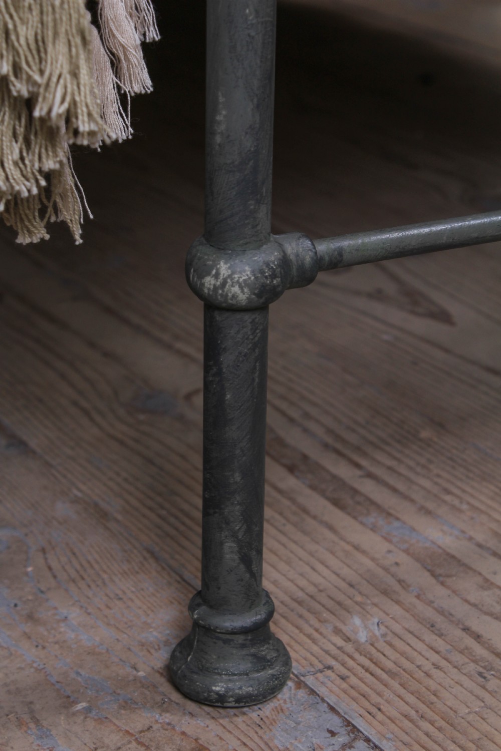 Lovely simple pair of utilitarian single iron beds View V