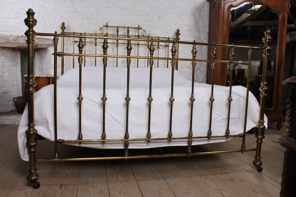 Handsome super king size all brass bed  View V