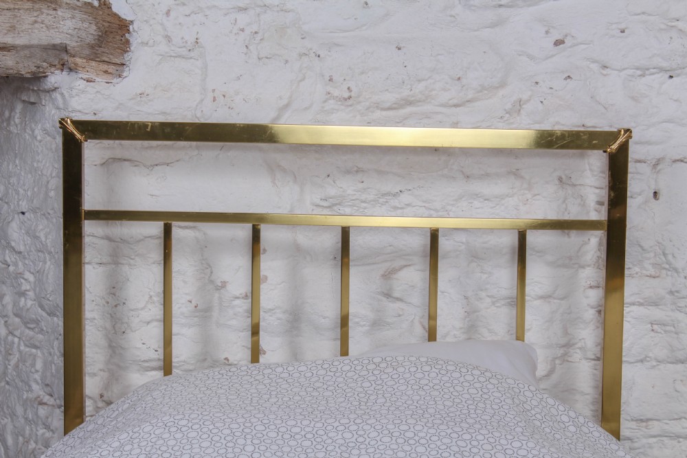 Very nice pair of single Deco style all brass beds View VI