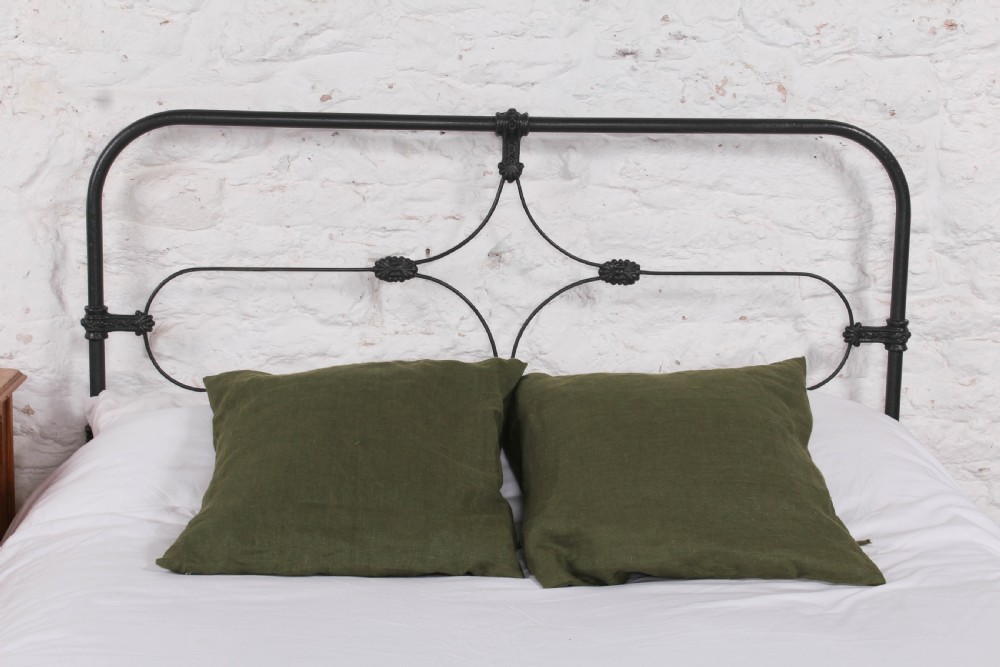 Attractive all iron Irish double bed View IV