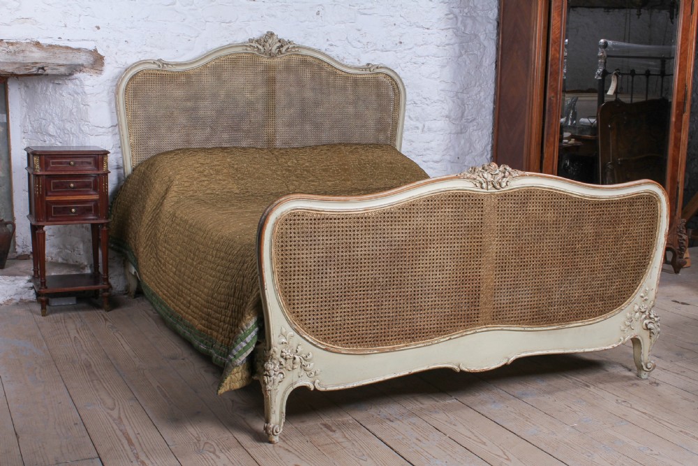 Lovely Louis XVI style caned king size bed  View II