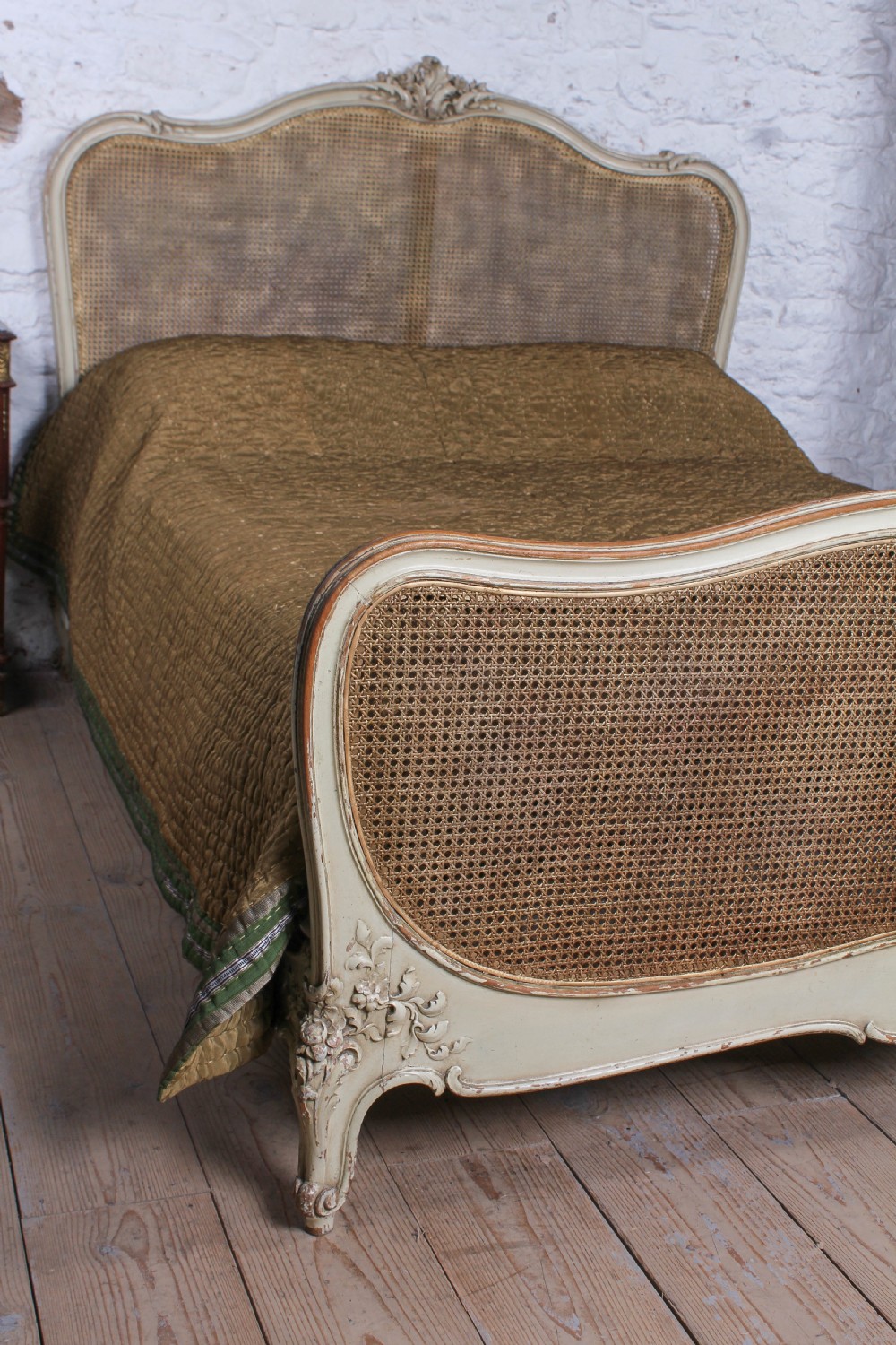 Lovely Louis XVI style caned king size bed  View V