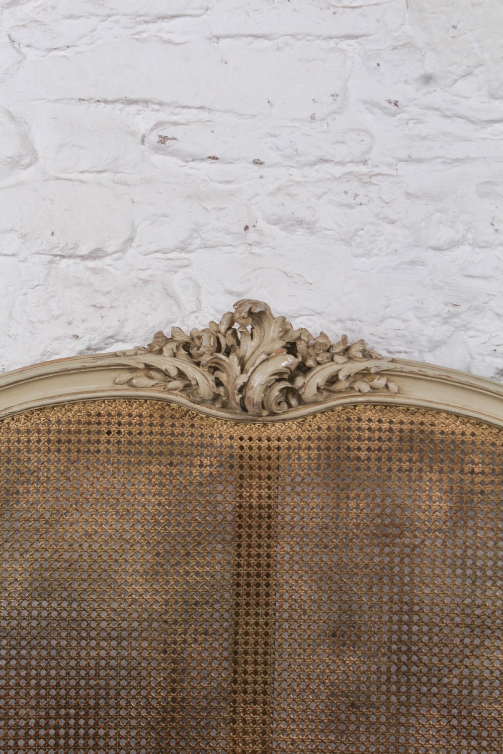 Lovely Louis XVI style caned king size bed  View IX