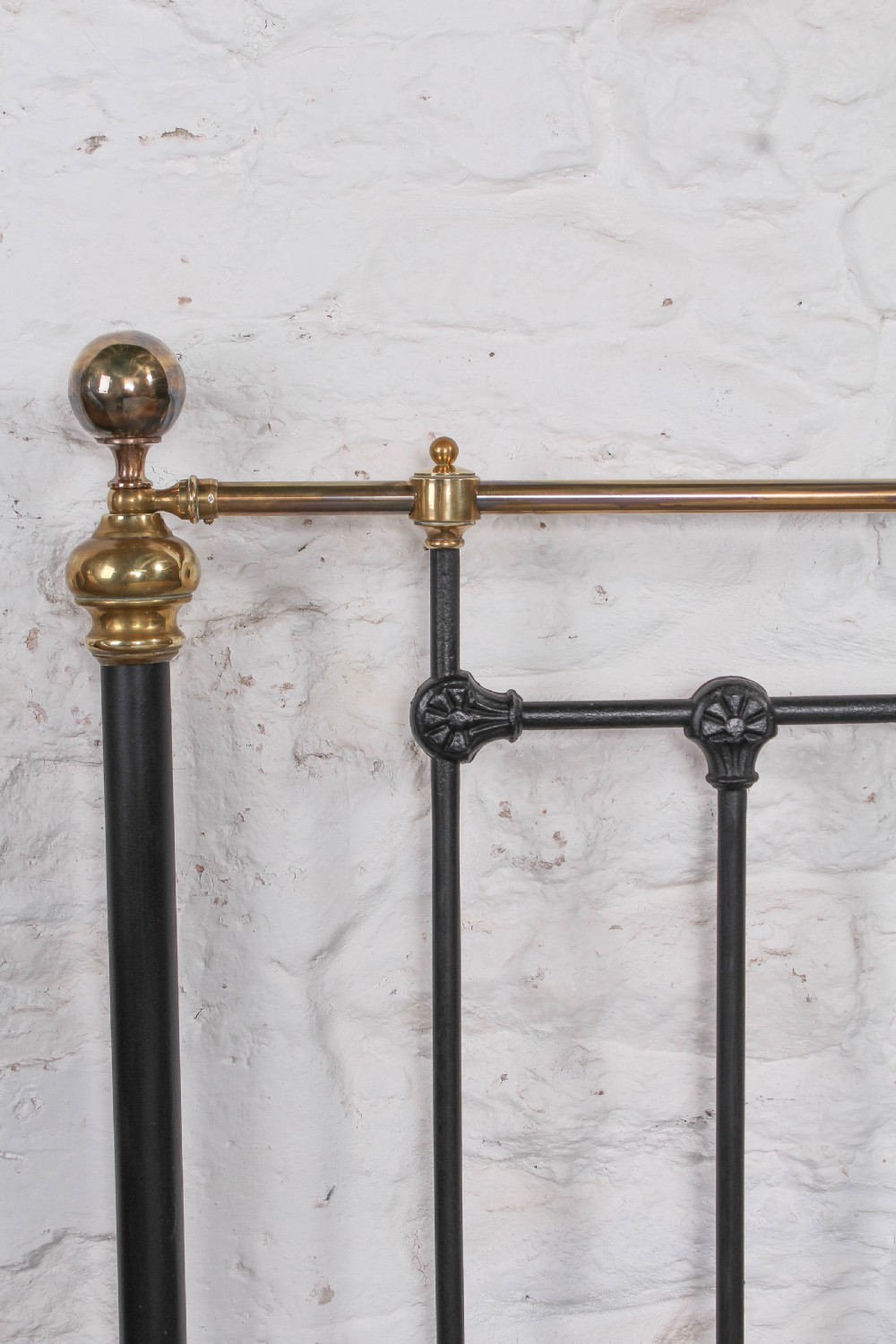 Handsome classic Victorian 6FT super king size bed by Maple and Co. View X