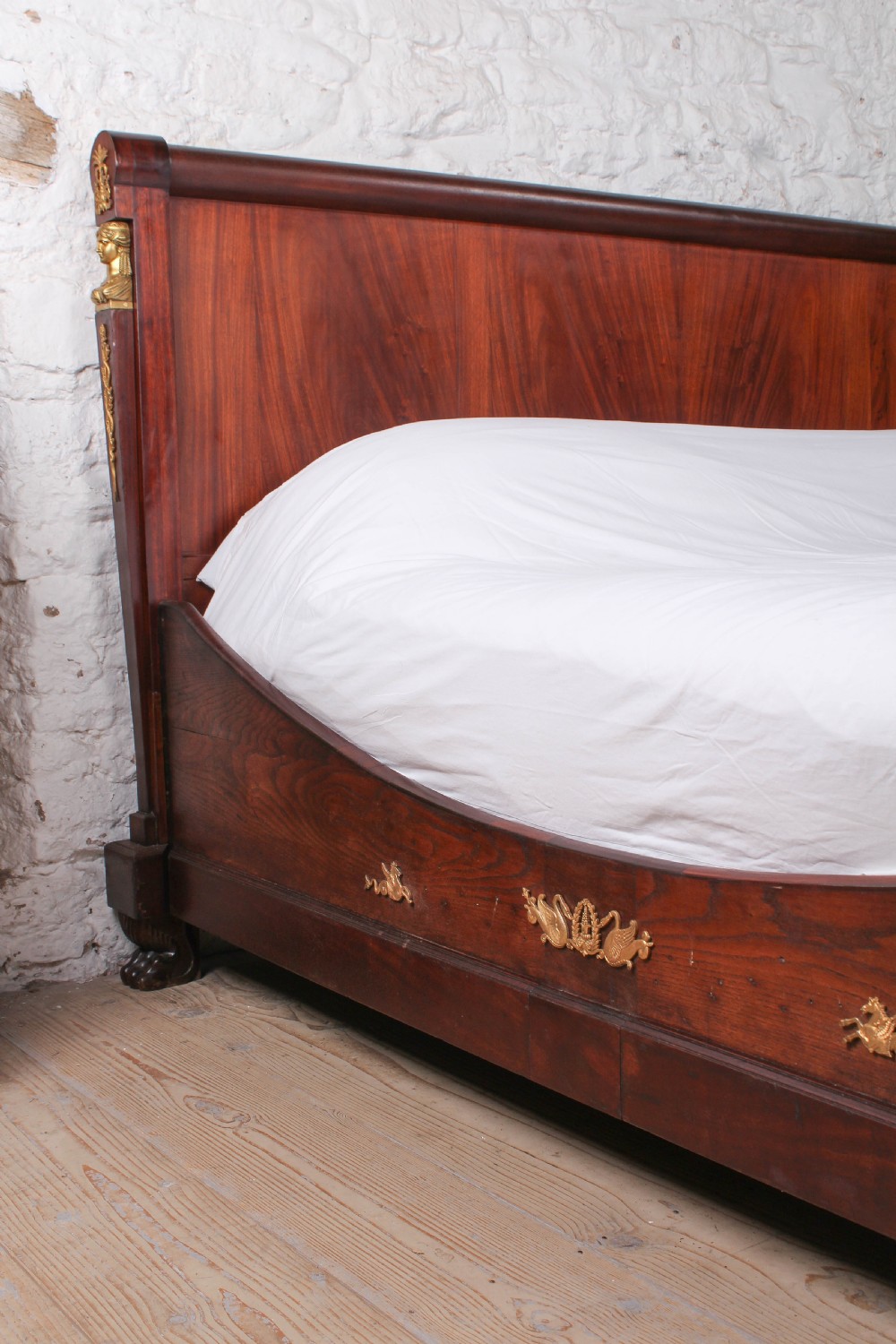 Exceptional rare mahogany  Napolean 11 style super king size  bed View VI