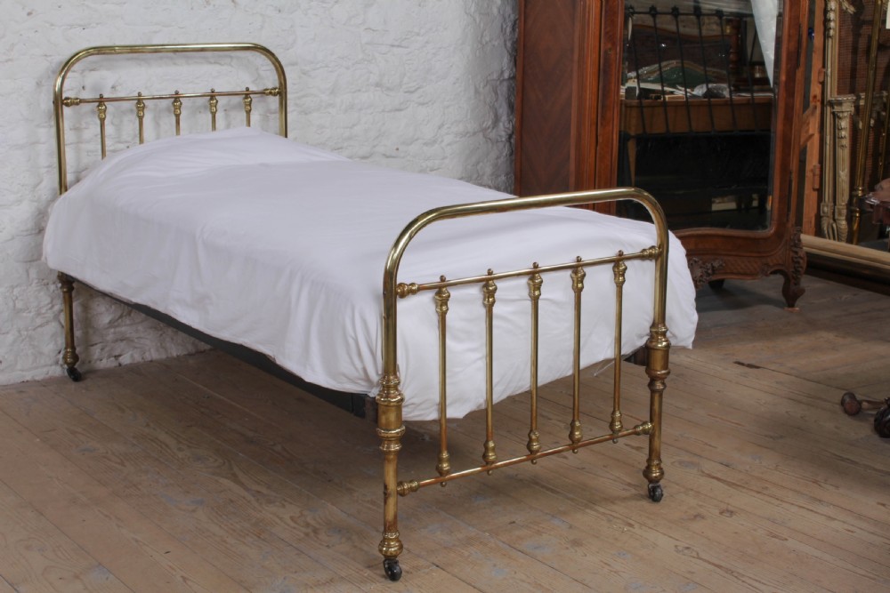 Attractive Victorian all brass single bed View II