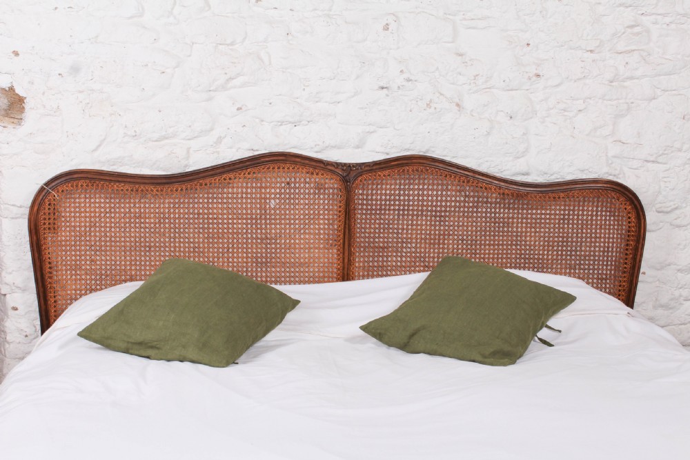 Beautiful rare 2 meter wide Caned Berger style bed View III