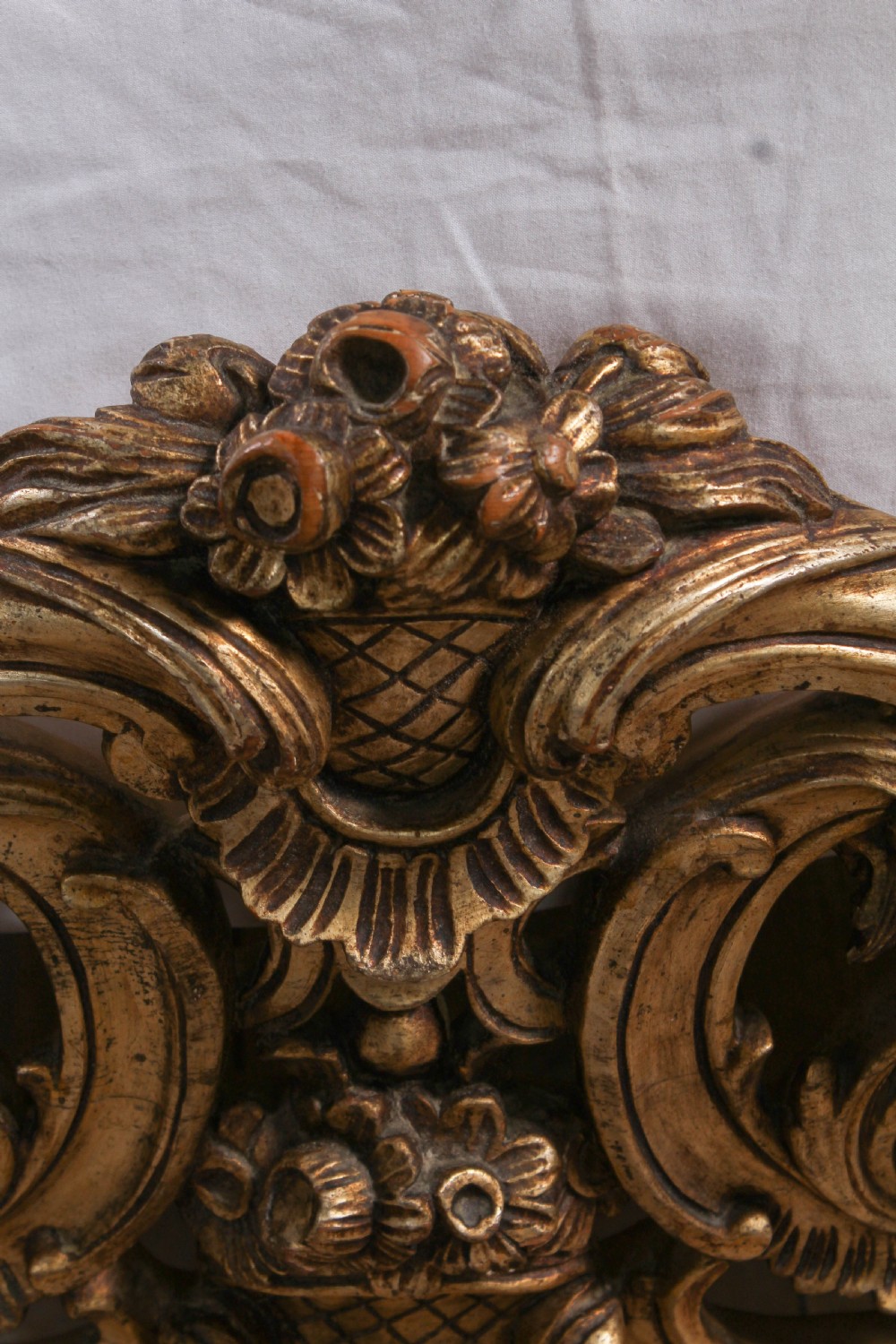 Spectacular Rococo Italian gilded super king size bed  View X