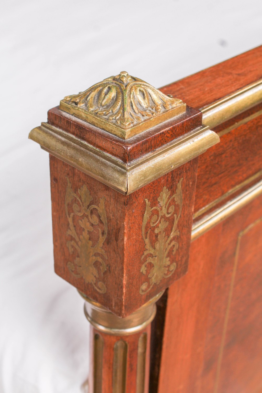 Incredible Napoleon II style double bed bedside and mirror  View V