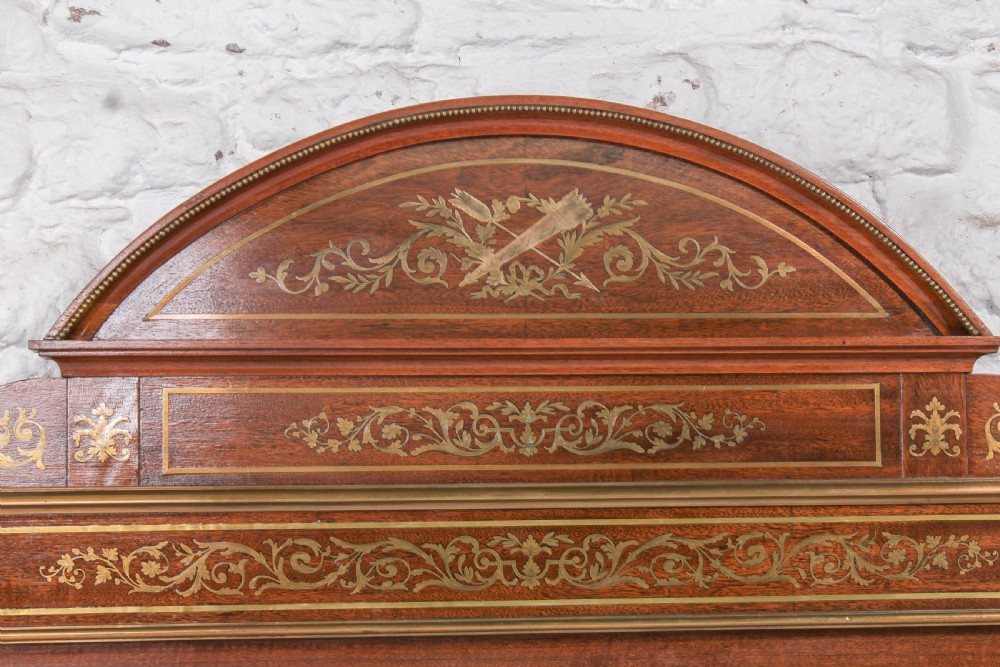 Incredible Napoleon II style double bed bedside and mirror  View X