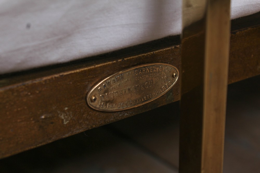 Individual stylish French double brass bed View V