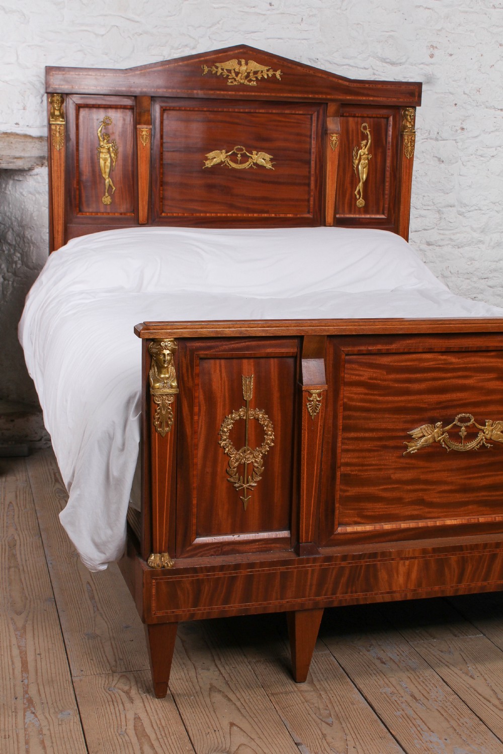 Handsome Napoleon 11 Empire style king size bed View VI