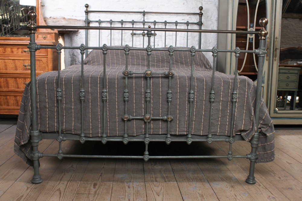 Lovely individual restored hand finished king size bed  View II