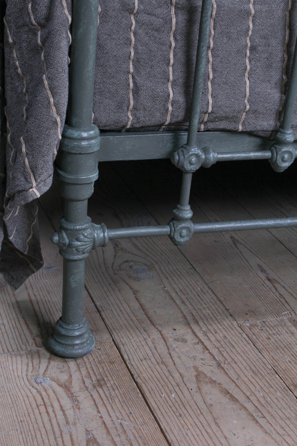 Lovely individual restored hand finished king size bed  View V