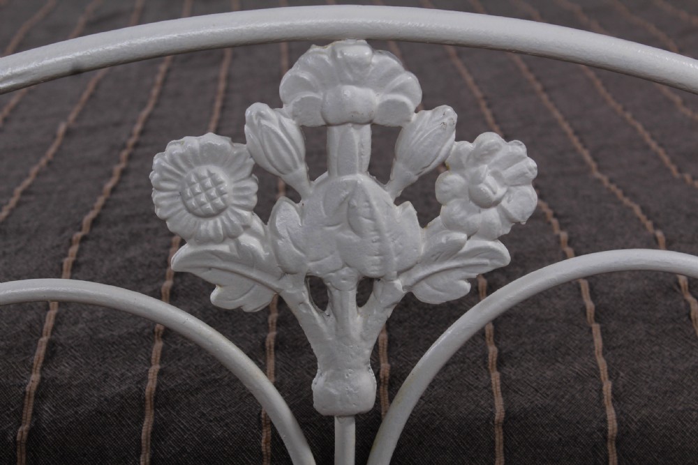 Pretty king size forged iron bed View VII