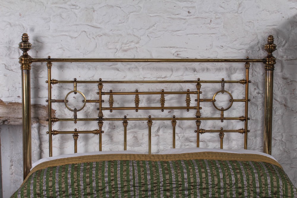 Handsome Victorian all brass king size bed View II