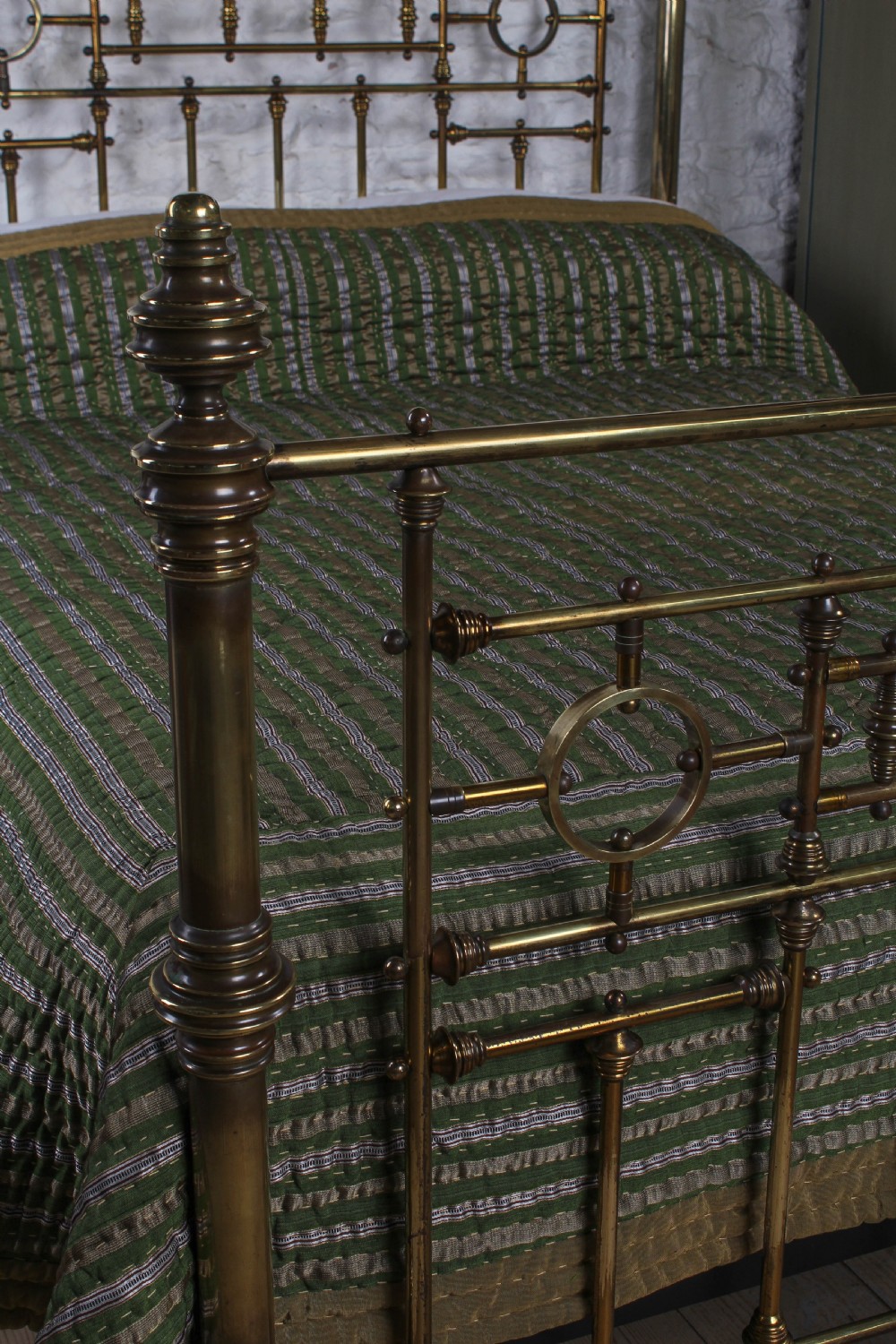 Handsome Victorian all brass king size bed View IV
