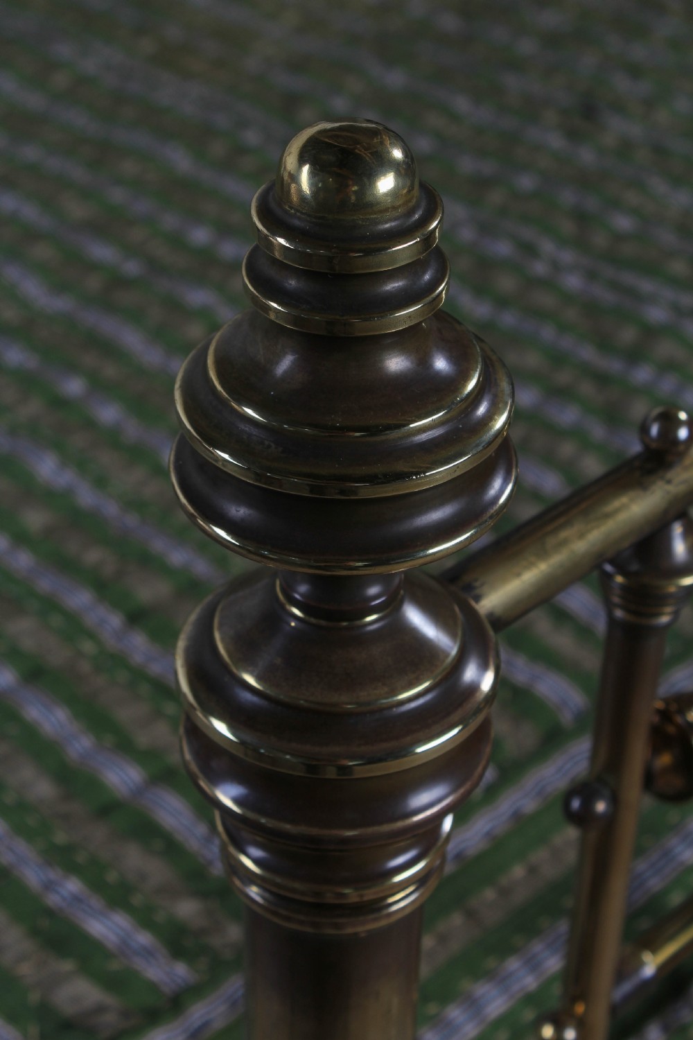 Handsome Victorian all brass king size bed View V