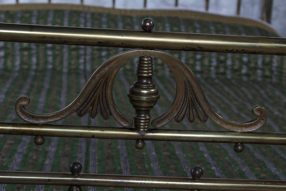 Handsome Victorian all brass king size bed View VI