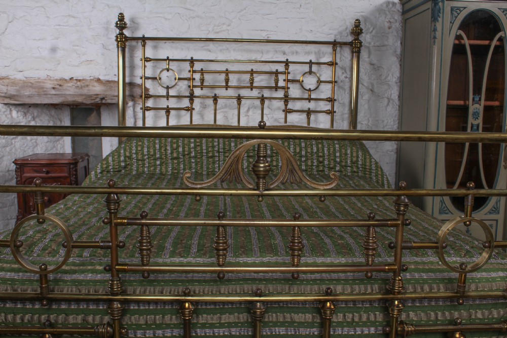 Handsome Victorian all brass king size bed View VII