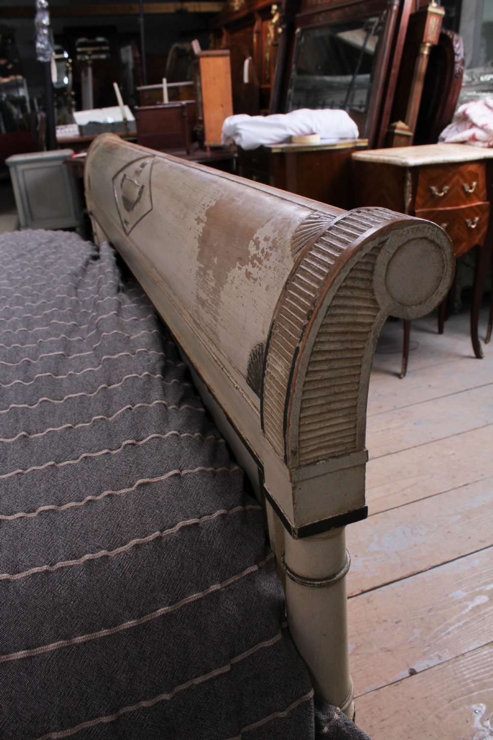 Lovely original king size French Directoire style bed View IV