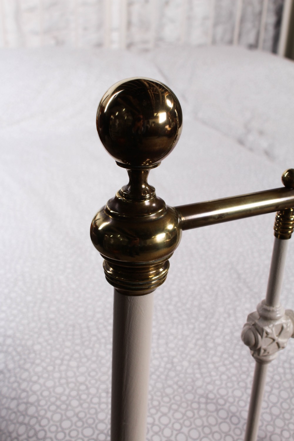 Very special pair of single brass and iron beds by Maple and Co (can be joined)  View V