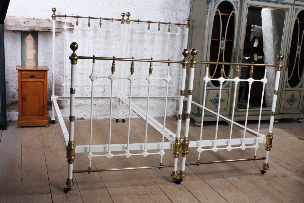 Very special pair of single brass and iron beds by Maple and Co (can be joined)  View IX