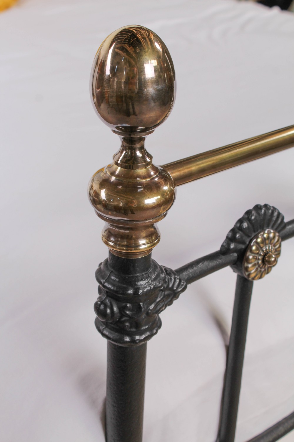 Very nice Victorian brass and iron double bed View V