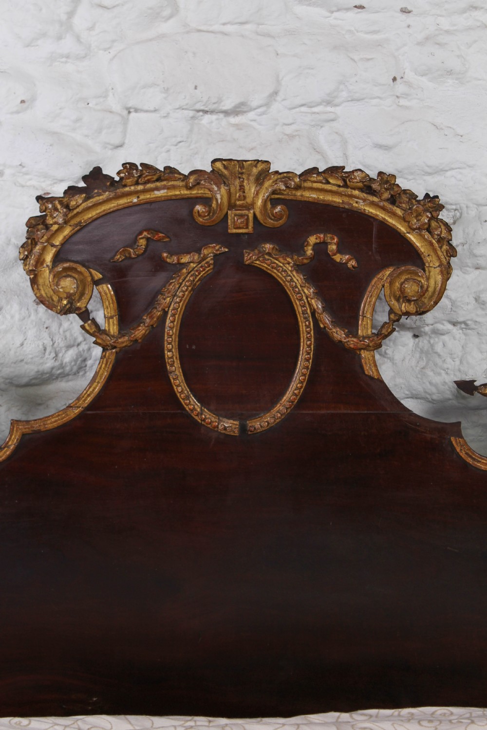 Early Napoleon style mahogany king size bed c1830 View IV