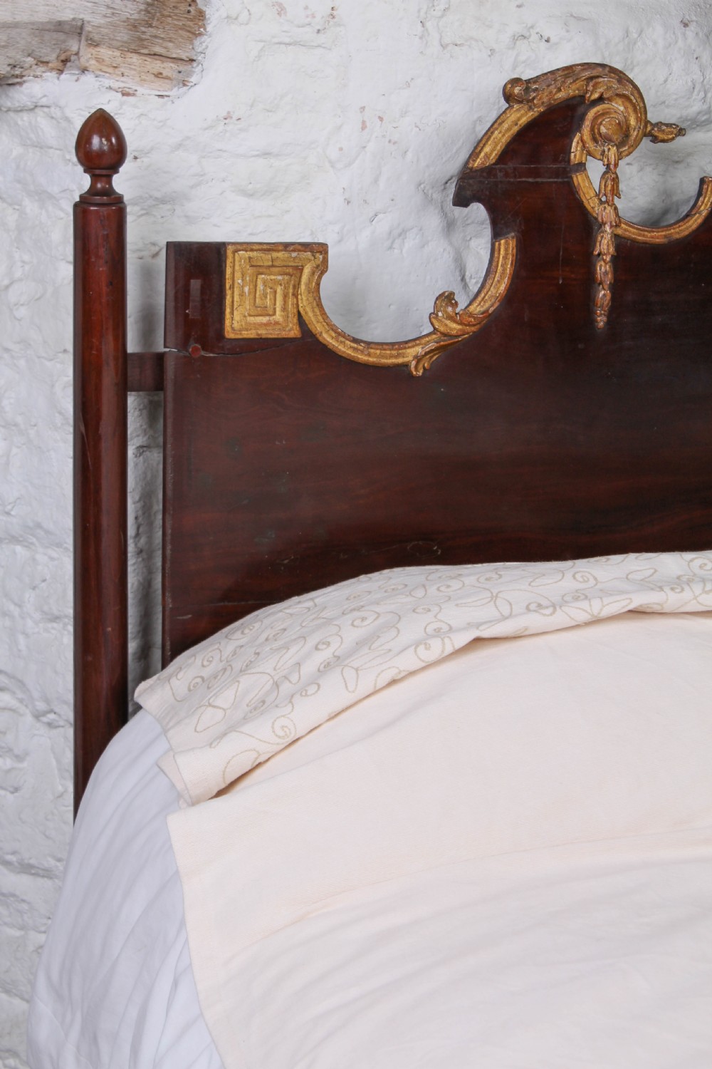 Early Napoleon style mahogany king size bed c1830 View VI