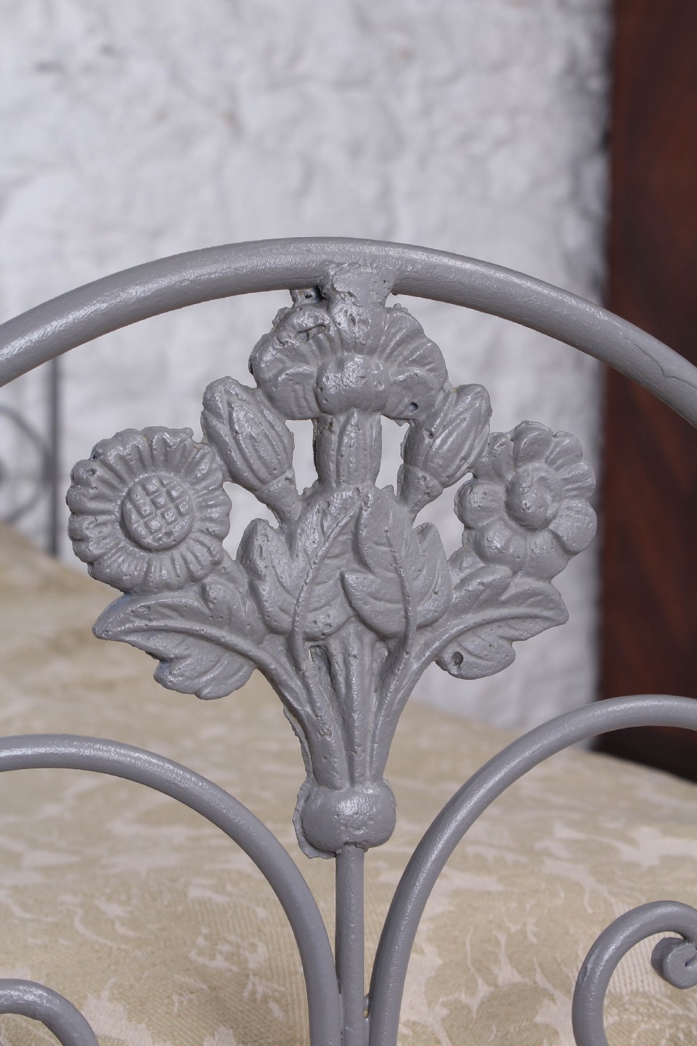 Pretty Portuguese single forged iron bed View V